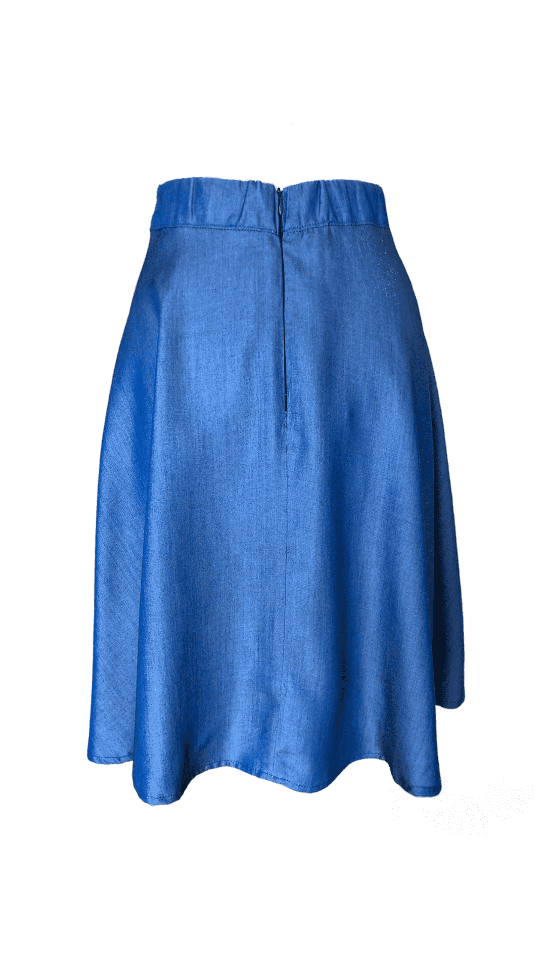Falda midi Denim
